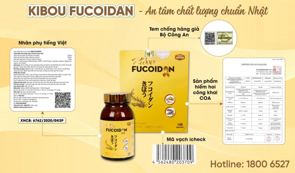 Fucoidan 3 thành phần